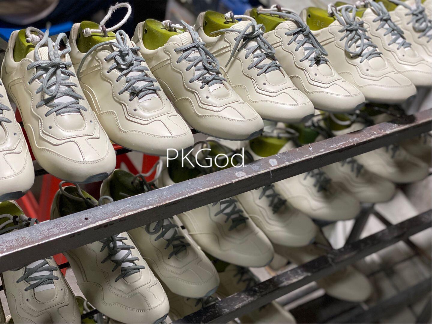 PKGOD RHYTON SNEAKER WHITE LEATHER logo tag BEST VERSION READY TO SHIP